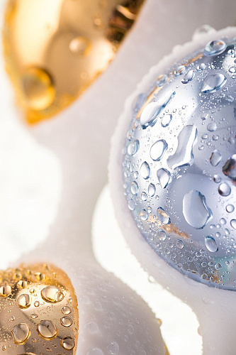 Синие и золотистые вагинальные шарики Nalone Yany VS-VR31