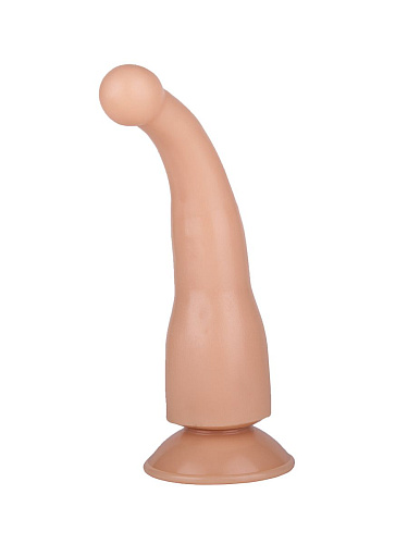 Телесный массажёр-стимулятор точки G на присоске Сумерки богов 701-12 CD DD (19,5 см)