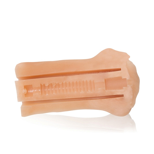 Мастурбатор-вагина телесного цвета с термопластинами California Exotic Novelties VIVID RAW HOT ASS PUSSY SE-7510-15-3