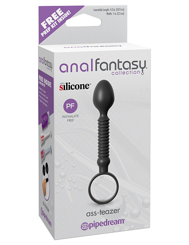 Чёрный анальный стимулятор Pipedream Anal Fantasy Collection Ass-Teazer PD4679-23 (14,6 см)