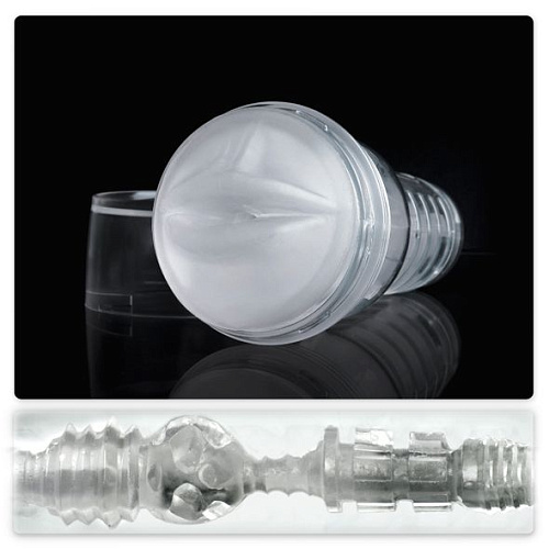 Прозрачный мастурбатор-рот Fleshlight Ice Mouth Crystal FL905