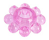 Розовое гелевое эрекционное кольцо-«Цветок» ToyFa 818001-3