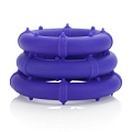 Набор фиолетовых эрекционных колец California Exotic Novelties Posh Silicone Love Rings SE-1369-25-3
