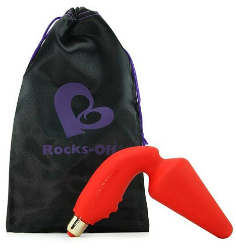 Красный вибростимулятор простаты Rocks-Off Butt-Boy Red 7BTRV