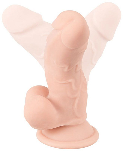 Телесный реалистичный фаллоимитатор на присоске Orion 05328000000 (17 см)