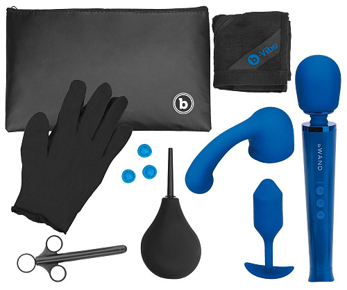 Большой набор для анальных игр из 10 предметов b-Vibe Anal Massage Education Set BV-025