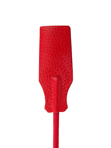 Красный стек с кожаной ручкой Sitabella 3030-2 (70 см)