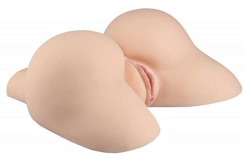 Телесный реалистичный мастурбатор с двумя рабочими отверстиями Сумерки богов 1019-05 BX DD