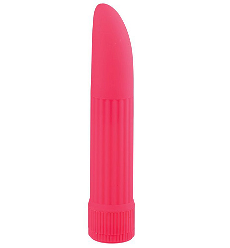Классический розовый вибратор со скошенным кончиком Dream Toys BASICX MULTISPEED VIBRATOR 20654 (13 см)