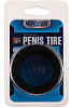 Чёрное эрекционное кольцо в форме шины Dream Toys PENIS TIRE 20737