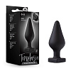Чёрная анальная пробка с основанием-сердечком Blush Novelties Fuck Me Butt Plug BL-95725 (7,5 см)