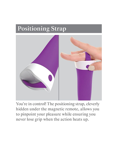 Фиолетовый вибромассажер Pipedream Wall Banger G PD7071-12 (19,3 см)