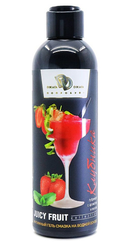 Интимный гель-смазка с ароматом клубники БиоМед JUICY FRUIT BMN-0085 (200 мл)