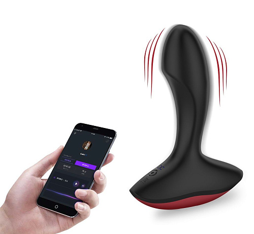 Чёрный массажёр простаты Magic Motion Solstice 861145