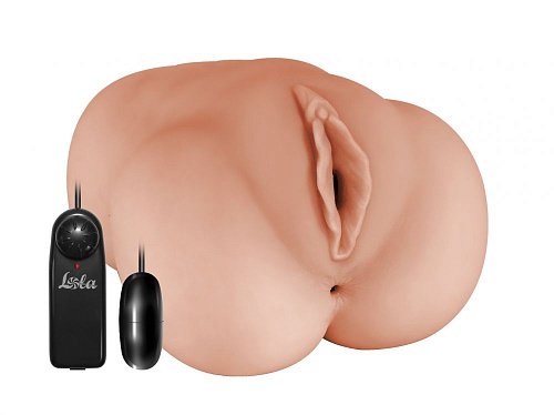 Телесный мастурбатор с вибропулей Lola toys My love 2103-02Lola