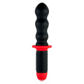 Чёрный фигурный вибратор с двойным мотором ToyFa 901341-5 (28 см)