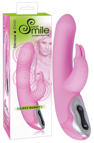Многофункциональный розовый вибратор Orion Smile Gipsy 0578630 (24 см)