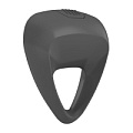 Эрекционное кольцо серого цвета OVO B9 GREY