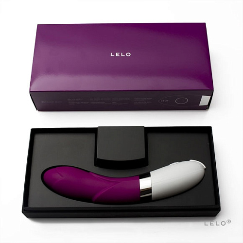 Фиолетовый вибратор украшенный лепестками Lelo Iris Deep Rose LEL0635