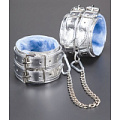 Серебристые оковы с мехом Sitabella 5013-6
