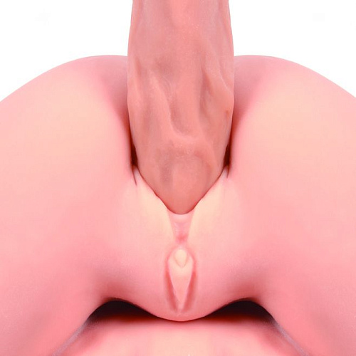 Мастурбатор-полуторс телесного цвета с двойным слоем материала KOKOS Valentina M01-003-08D