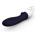 Тёмно-синий мужской вибратор Lelo Billy Deep Blue LEL1030 (17,4 см)