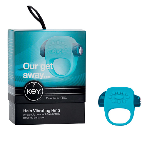 Бирюзовая вибро-насадка Jopen HALO JO-8030-05-3