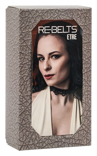 Чёрный ажурный чокер Rebelts Etre Black 7708