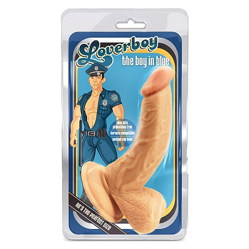 Телесный фаллоимитатор Blush Novelties The Boy in Blue BL-16483 (16,5 см)
