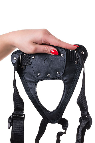 Чёрные трусики для страпона ToyFa Master 972007