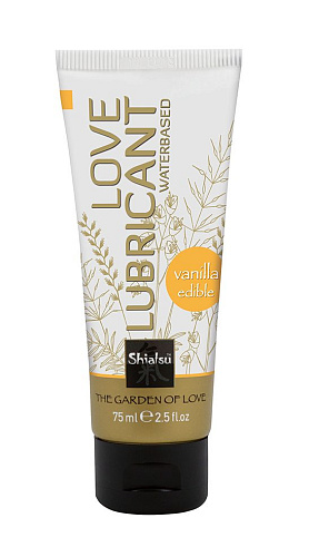 Гель-лубрикант на водной основе с ароматом ванили Shiatsu 66067 (75 мл)