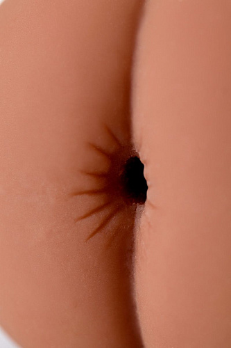 Мастурбатор-анус коричневого цвета KOKOS TONG GGO Black Angel M03-001-11D