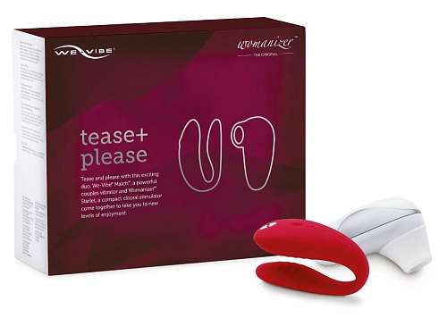 Красный с белым подарочный набор We-vibe Tease+Please SNCNSGZ