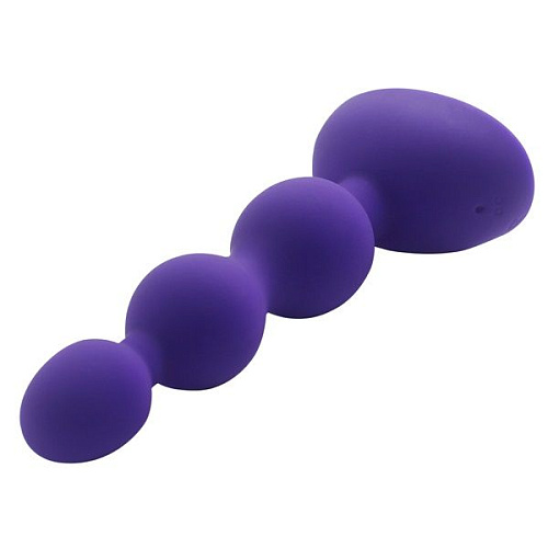 Фиолетовый анальный вибростимулятор Howells Anal Beads S 189021pur (14,5 см)