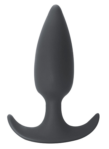 Серая анальная пробка Lola toys Delight 8010-02lola (10,5 см)