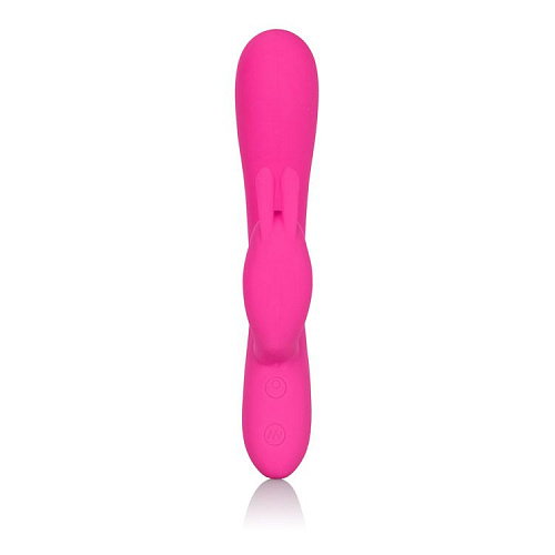 Розовый вибромассажёр California Exotic Novelties Embrace Massaging G-Rabbit SE-4609-45-3