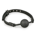 Чёрный кляп-шар EDC Wholesale Easytoys Ball Gag With Silicone Ball ET274BLK