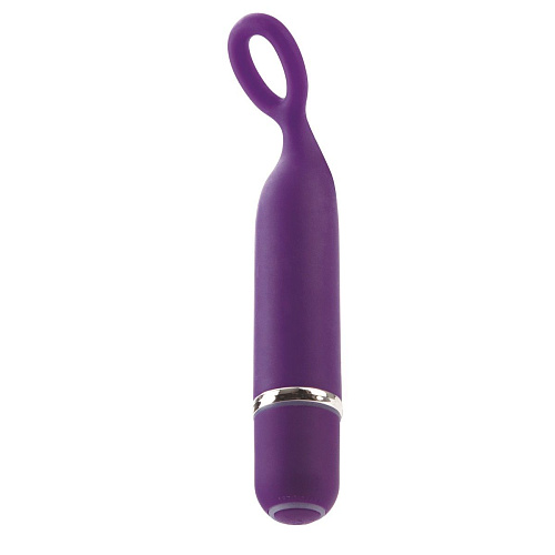 Фиолетовый мини-вибромассажёр California Exotic Novelties LIA MINI MASSAGER PLEASURE O SE-4559-42-3 (11,5 см)