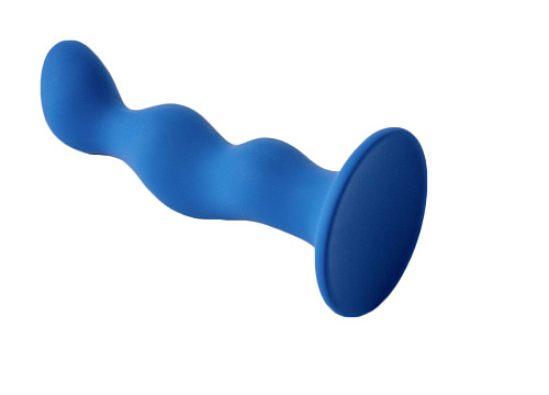 Синяя анальная пробка Le Frivole Terra 05514 (12 см)