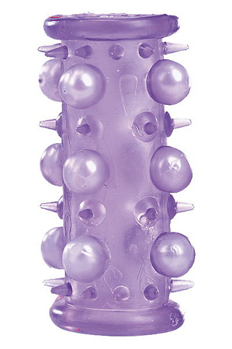 Фиолетовая насадка с шариками и шипами Tonga 170109