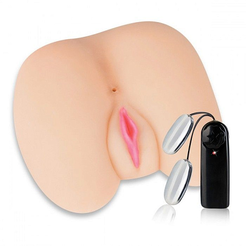 Вибровагина телесного цвета в позе догги-стайл Erotic Fantasy «Бри Олсен» HT-P16