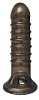 Дымчатая насадка на пенис с рёбрышками и отверстием под мошонку Orion Rebel smoke 05144620000