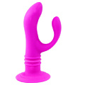Анальный лиловый вибратор с отростком на присоске Baile Deft BI-014201 (13,5 см)