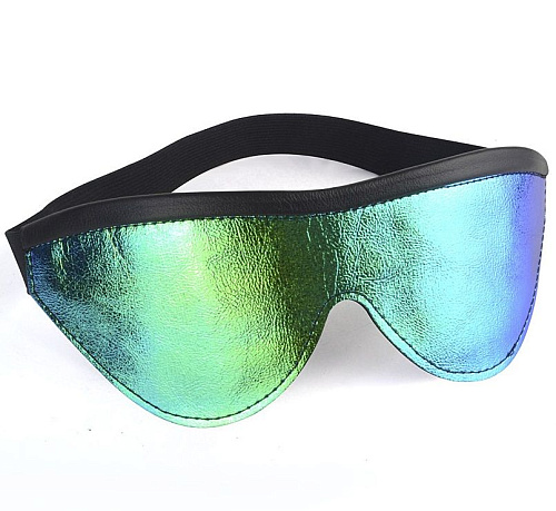 Чёрно-синяя маска-хамелеон на глаза Sitabella 3183-19