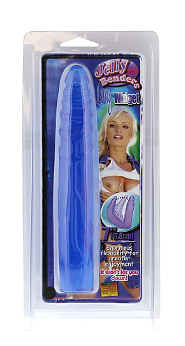 Синий гелевый фаллоимитатор NMC 110338