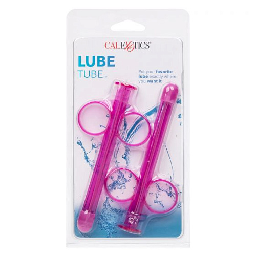 Набор из 2 лиловых шприцев для введения лубриканта California Exotic Novelties Lube Tube SE-2380-02-2