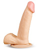 Телесный фаллоимитатор с присоской Brazzers DWS008 (19 см)