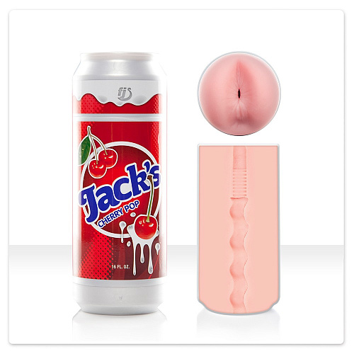 Мастурбатор-анус телесного цвета в тубе-банке Fleshlight Cherry Pop FL790