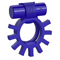 Синее перезаряжаемое эрекционное виброкольцо ML Creation Super Ring ML39