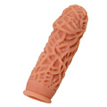 Насадка на фаллостелесного цвета с рельефными складочками KOKOS Extreme Sleeve 012 ES.012-M (14,7 см)